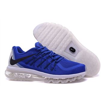 Nike Air Max 2015 Men Running Shoes Black Blue